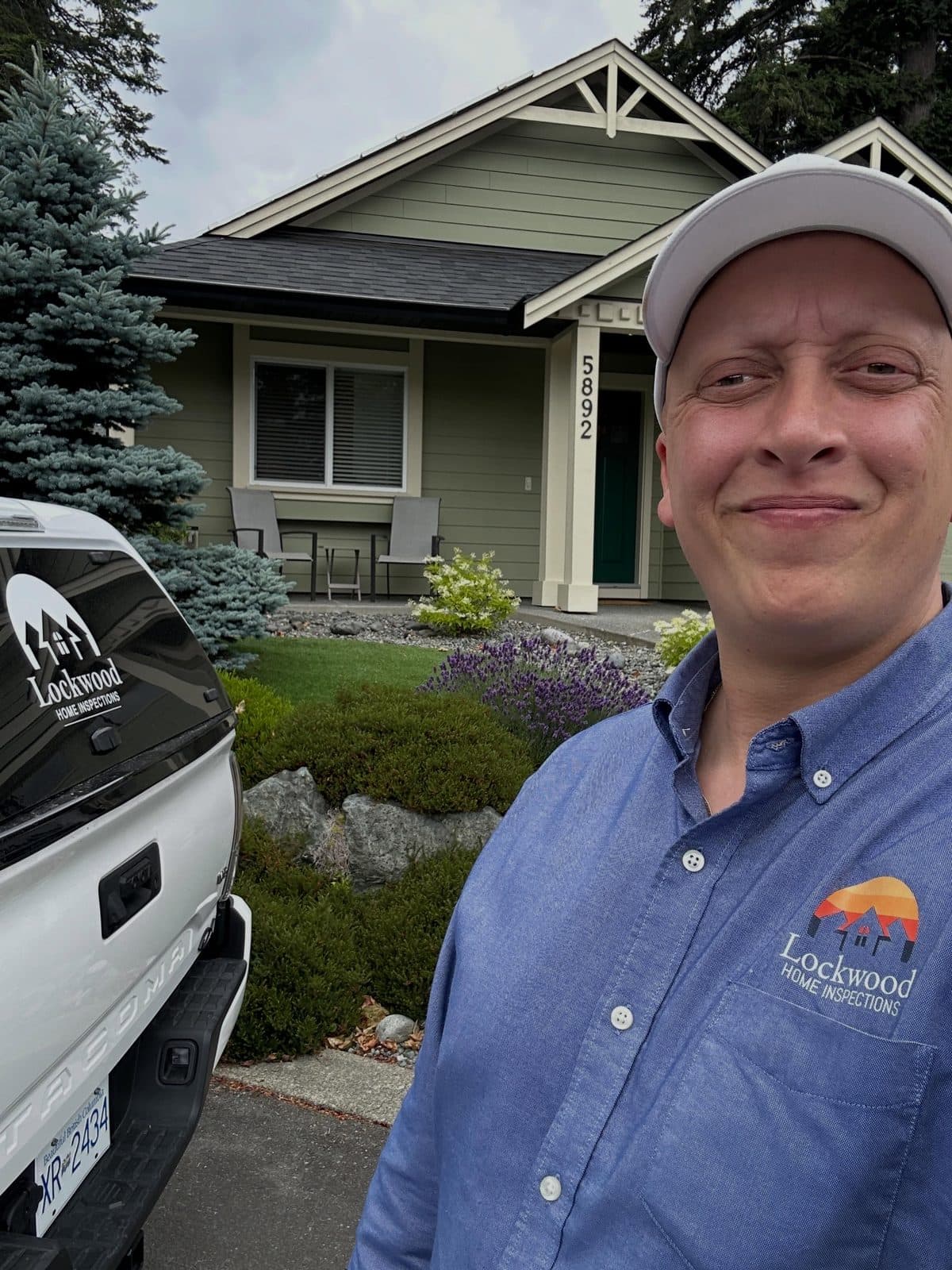 Inspecting a Vancouver Island property